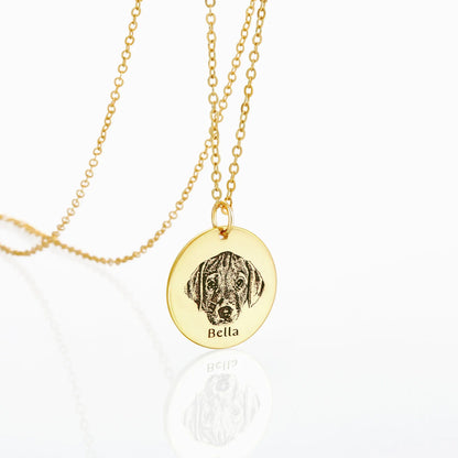 Custom Pet Photo Necklace