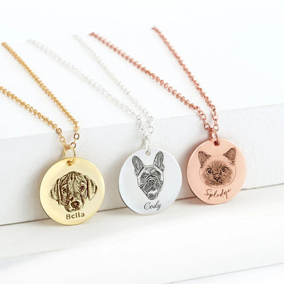 Custom Pet Photo Necklace